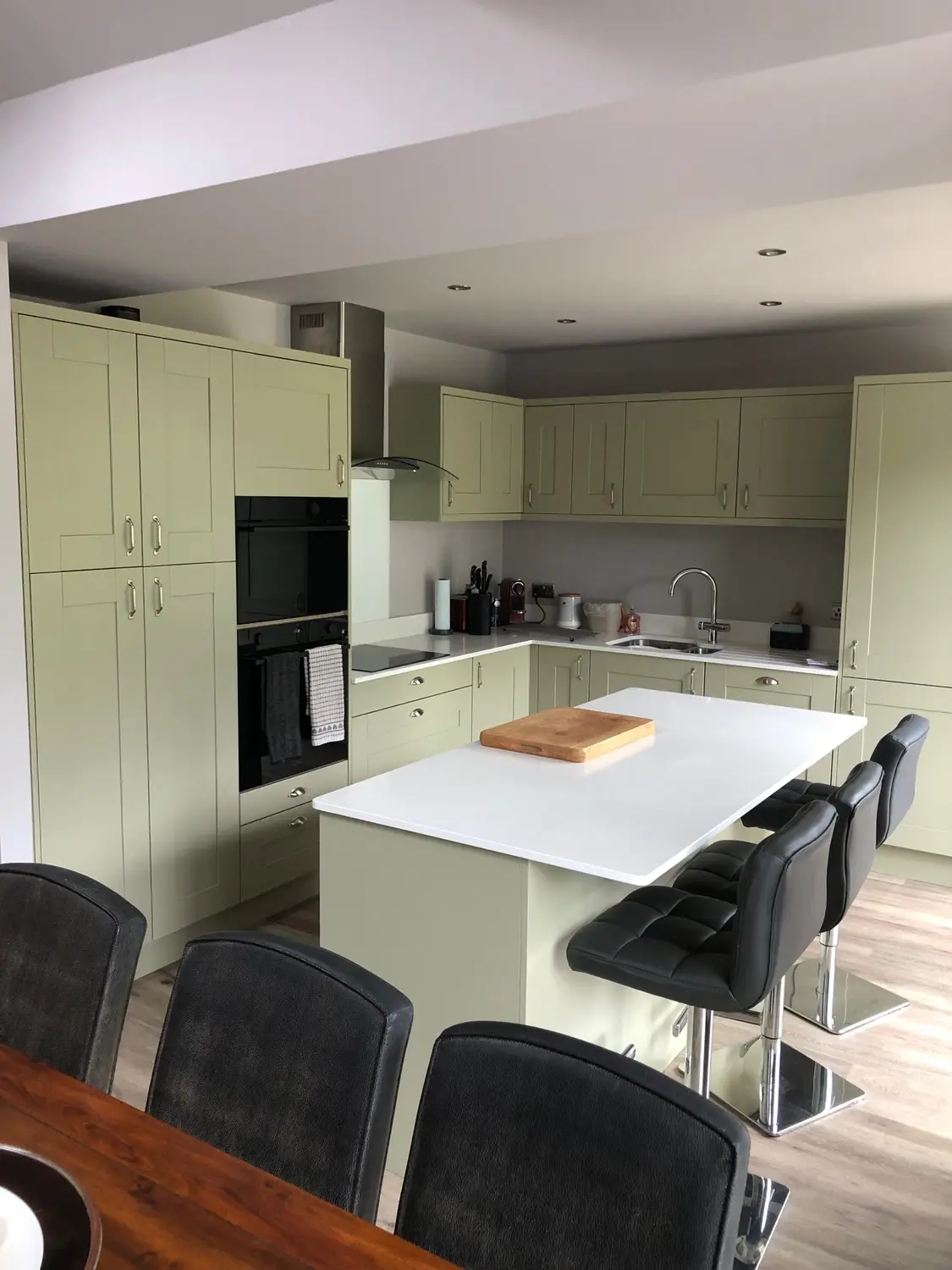 Sage Shaker Painted Kitchen