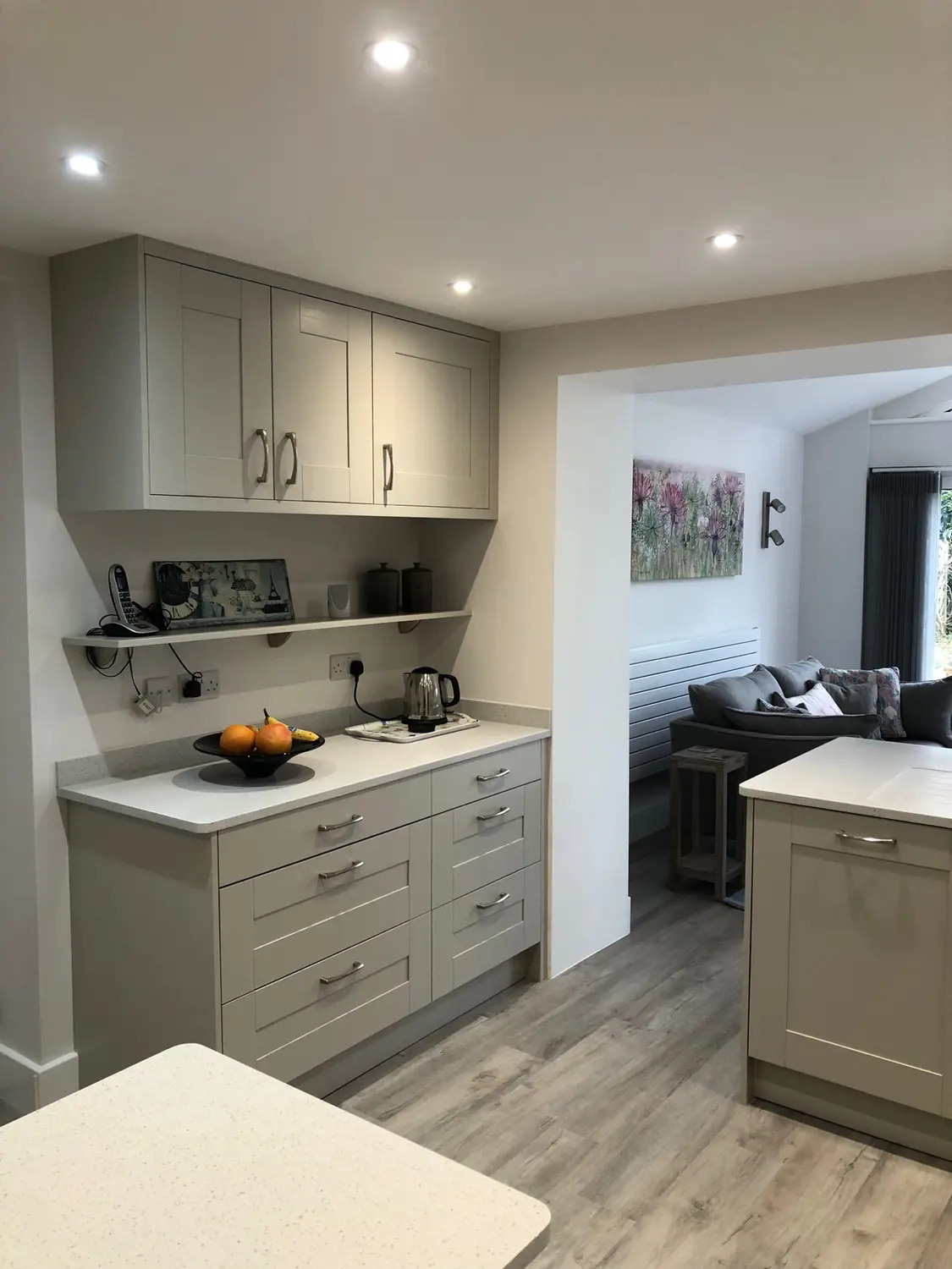Limestone Shaker Painted Kitchen