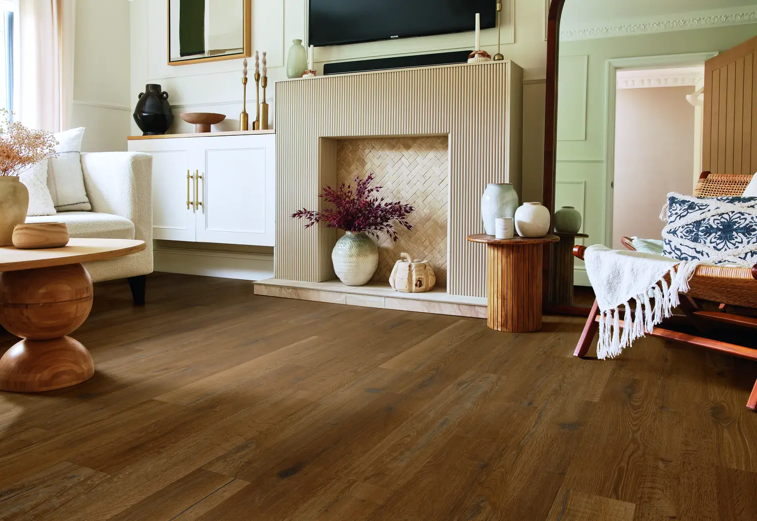 Karndean Knight Tile - Russet Character Oak