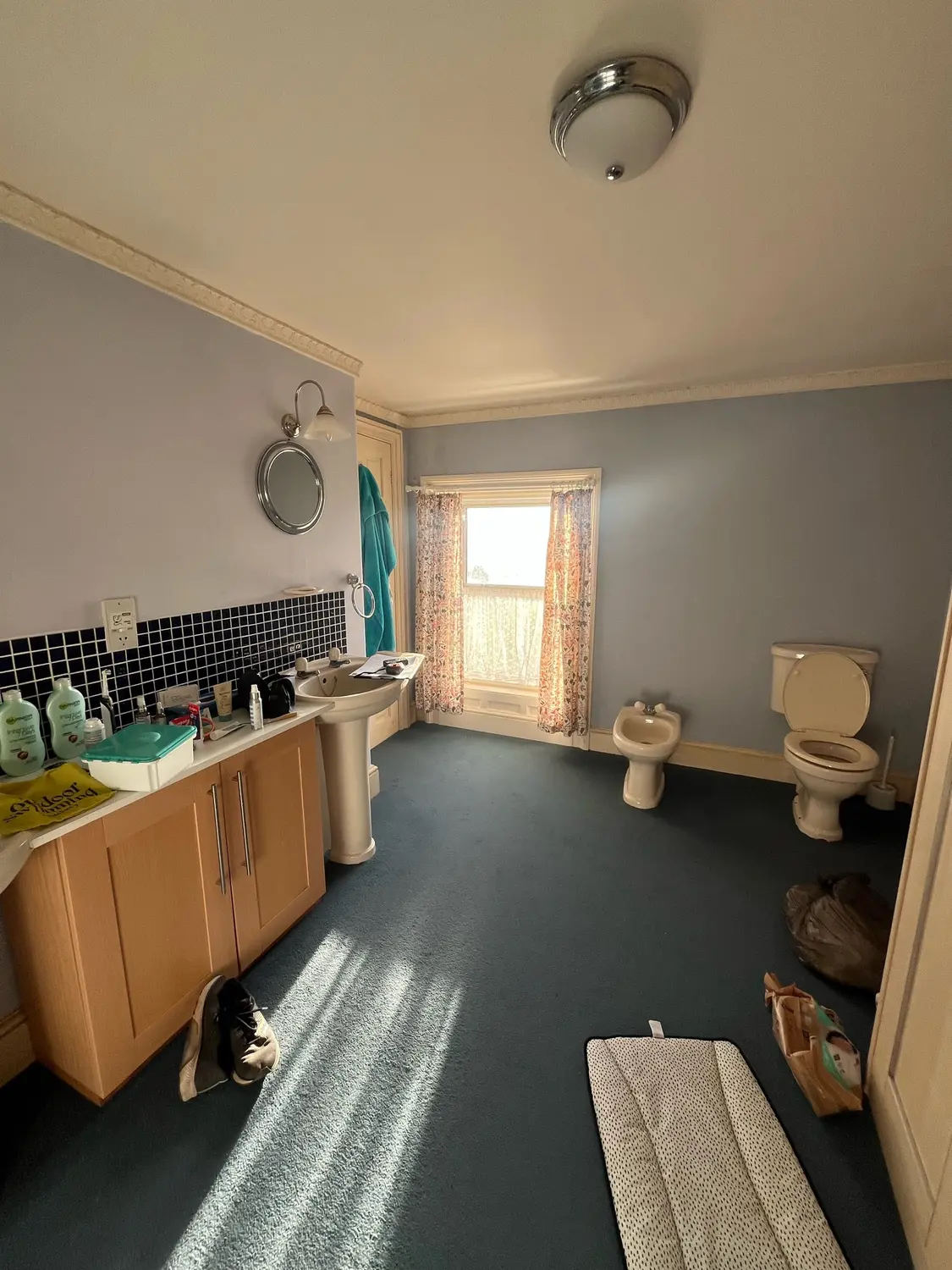 Freestanding Bath and Brass Bathroom