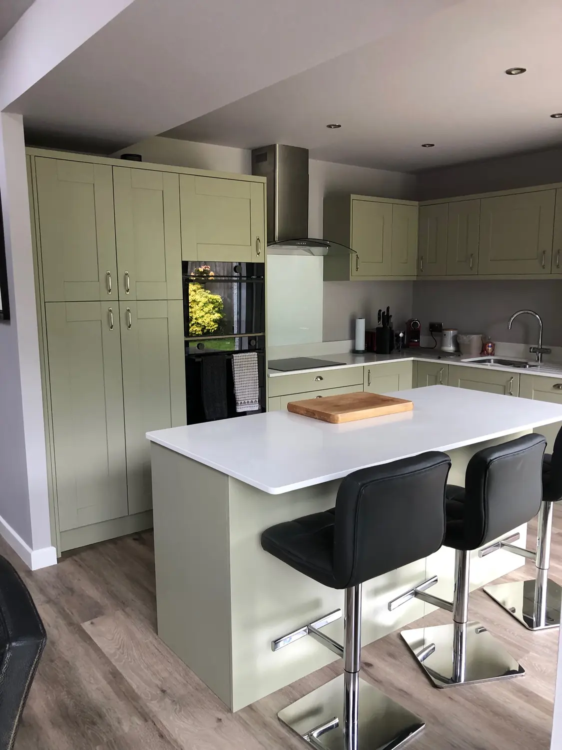 Sage Shaker Painted Kitchen