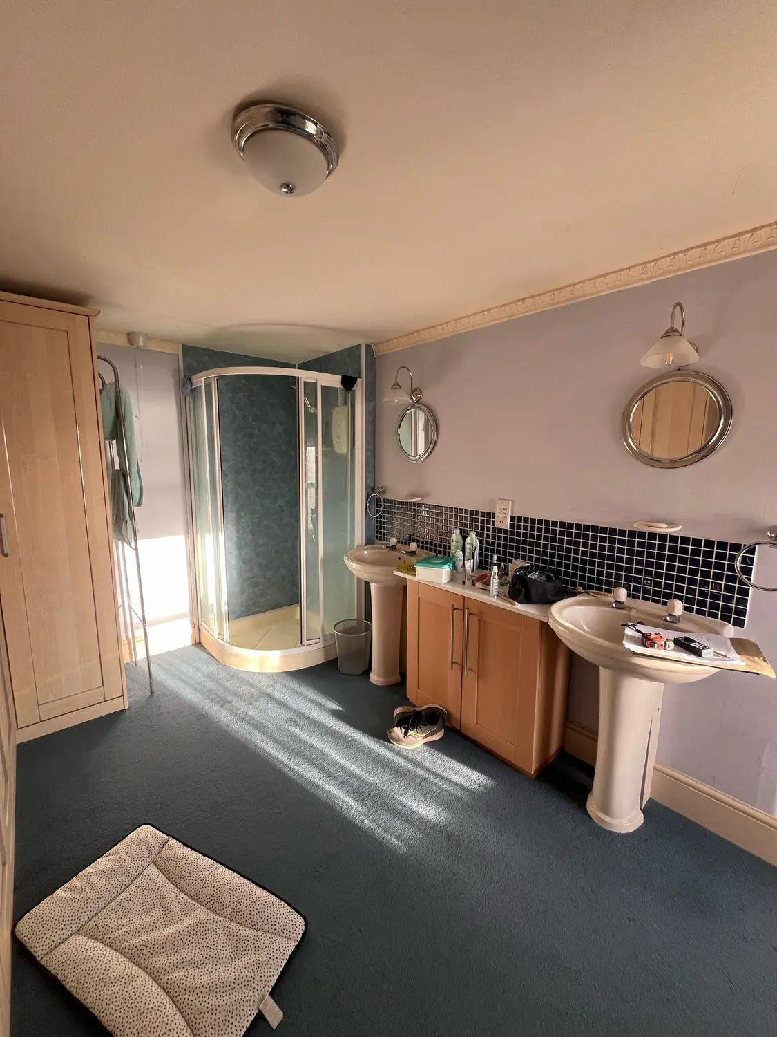 Freestanding Bath and Brass Bathroom