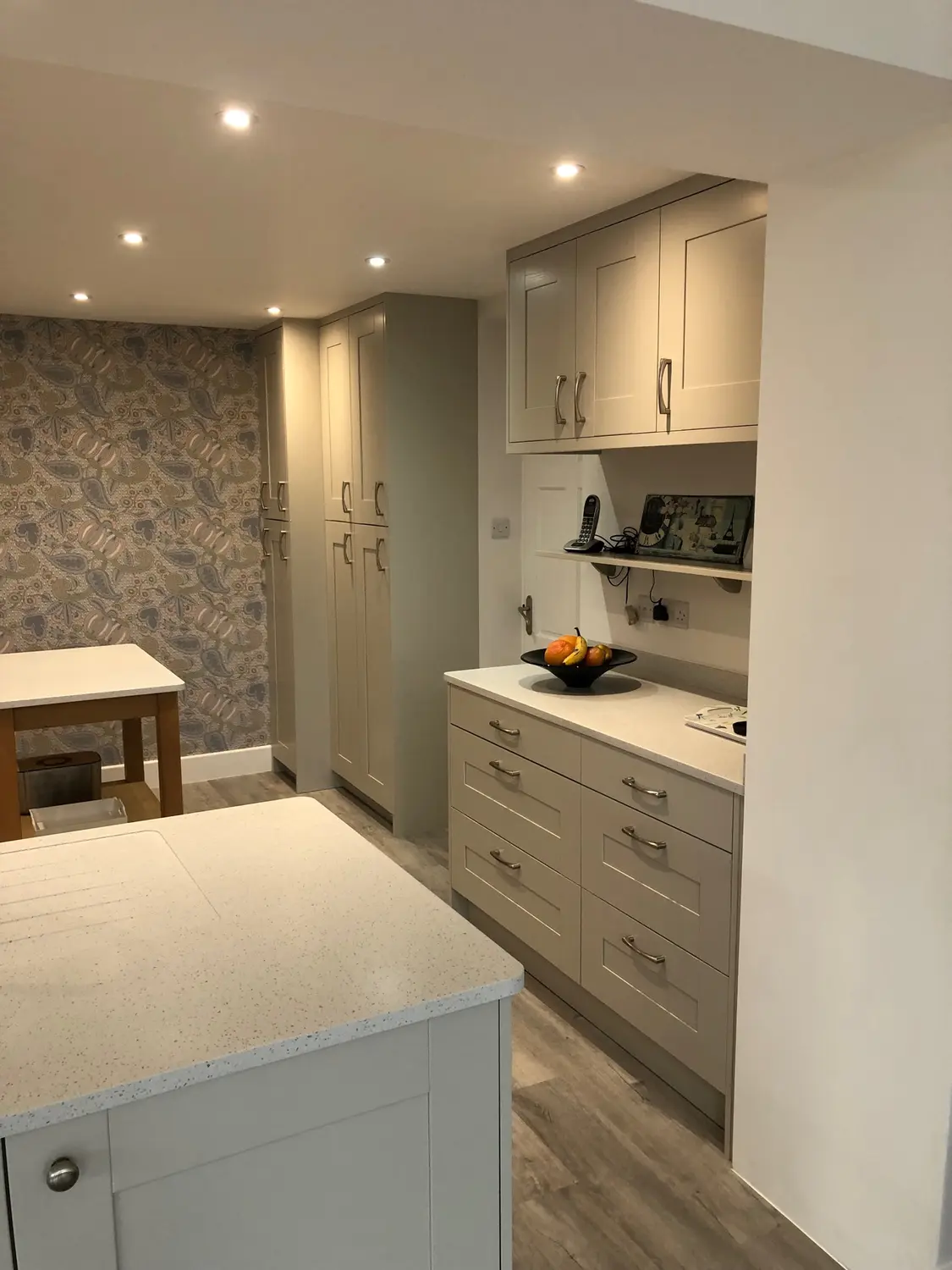 Limestone Shaker Painted Kitchen